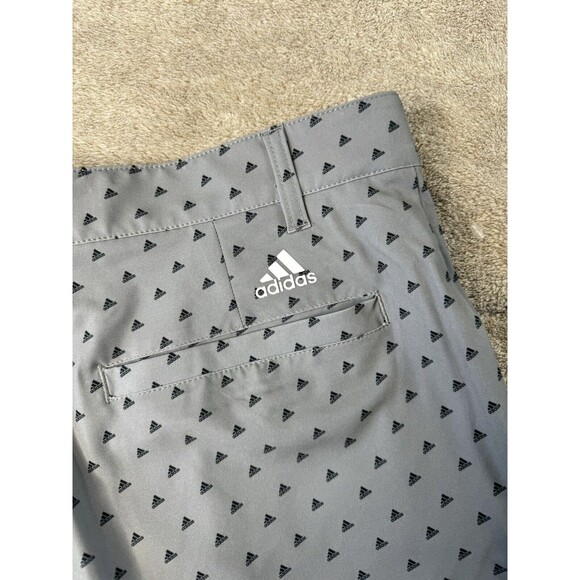 Adidas Men's ULTIMATE 365 Adidas Badge of Sport Print Logo Golf Shorts 38 - Picture 13 of 14